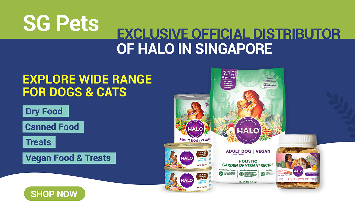 Halo Dog Food Brand in Singapore